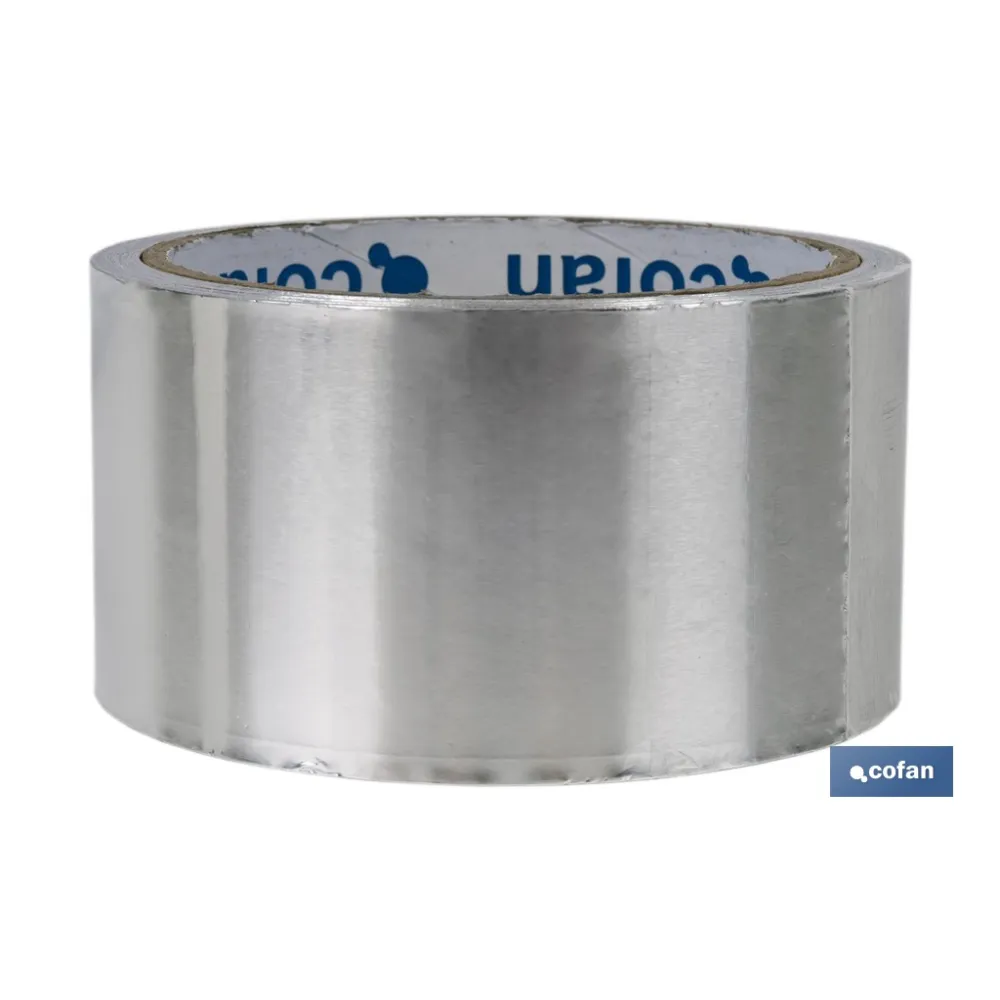 CINTA DE ALUMINIO 30 MICRAS 50 MM X 10 M