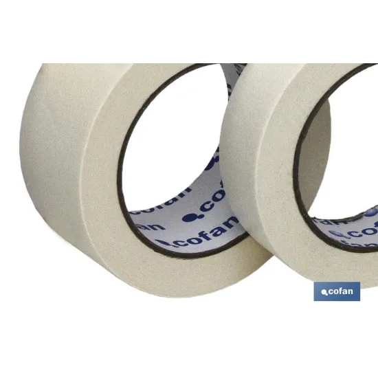 CINTA CREPE CARROCERO 30MM X 45MTS (PACK: 1 UDS) - Almacén de Ferretería Acor
