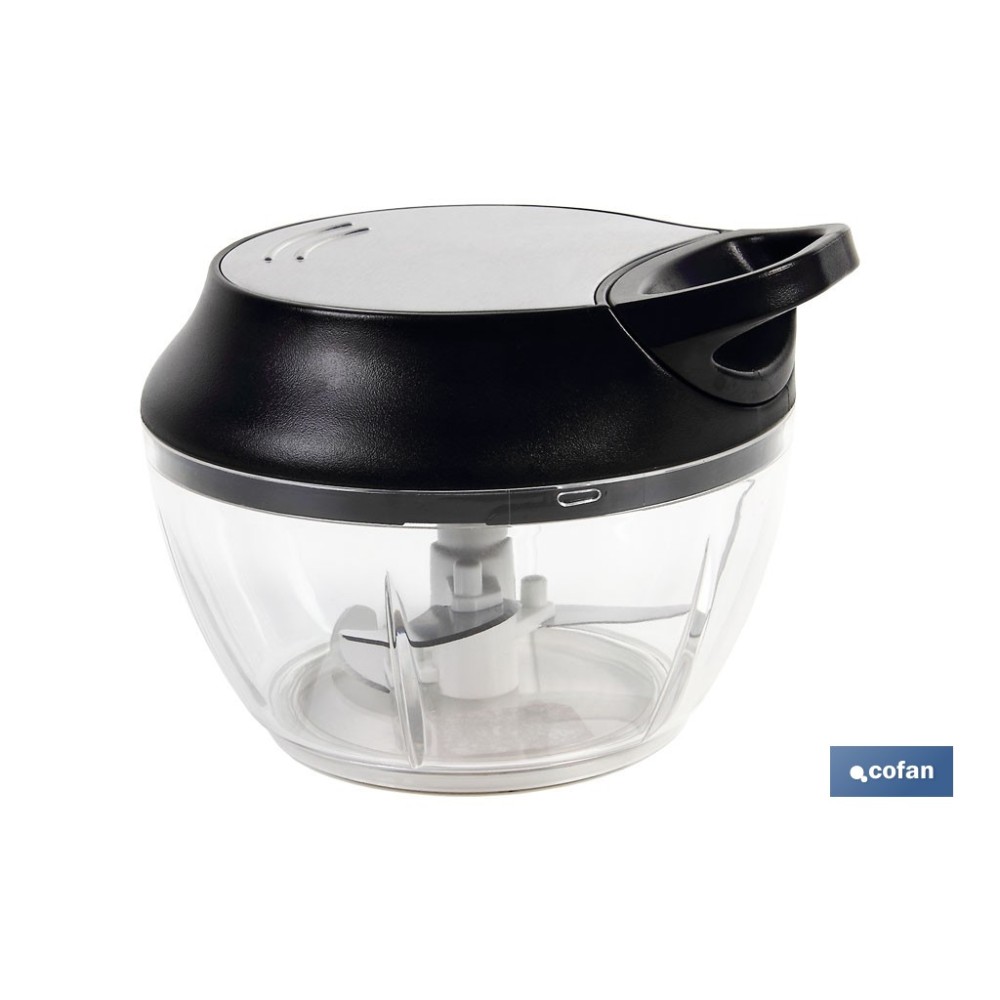 PICADORA MANUAL, TAPA Y ACCESORIO BATIDOR 500 ML