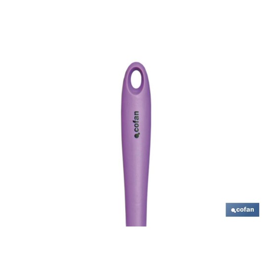 CAZO SOPA SILICONA MODELO VERGINI MORADA 28 X 8.5 CM