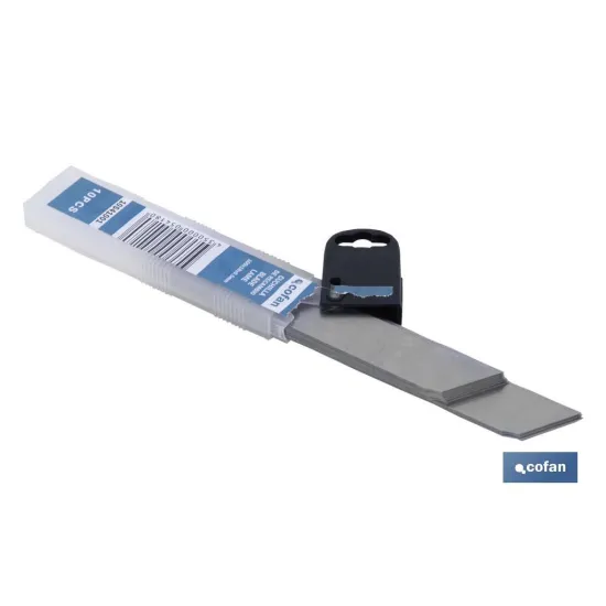 RECAMBIO 10 UDS. CUTTER INTERCAMBIABLE (18 MM) (PACK: 1 UDS) - Almacén de Ferretería Acor