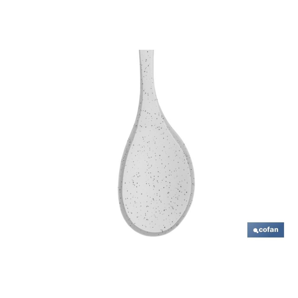 CUCHARA DE COCINA DE SILICONA BLANCA MODELO BACH 30 CM