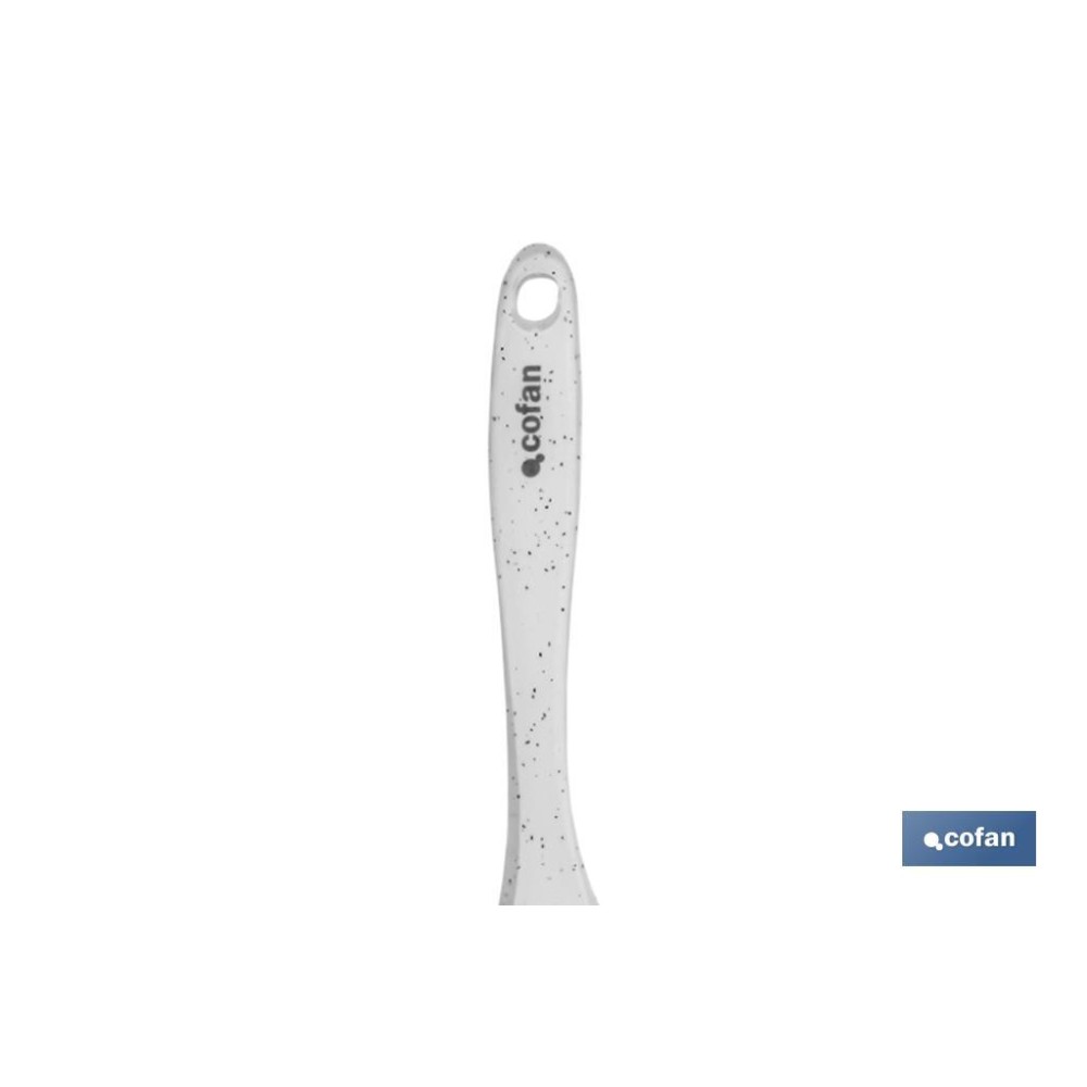 CUCHARA DE COCINA DE SILICONA BLANCA MODELO BACH 30 CM
