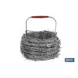 ALAMBRE DE ESPINO GALVANIZADO 1,7mm X 50m (PACK: 1 UDS) - Almacén de Ferretería Acor