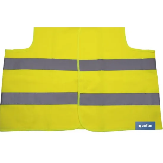 CHALECO REFLECTANTE AMARILLO (PACK: 1 UDS) - Almacén de Ferretería Acor