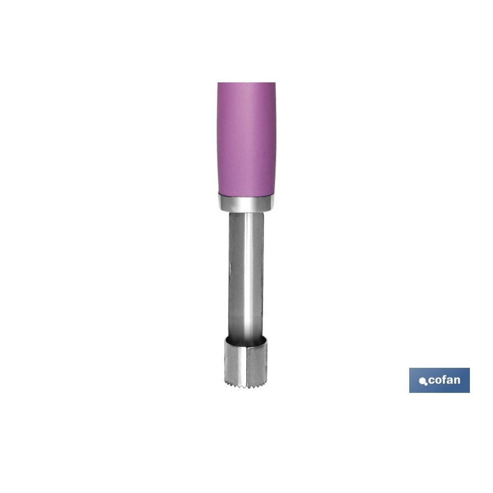 DESCORAZONADOR  MODELO SENA MORADO 21 CM
