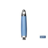 CUCHARA DE HELADO AZUL CLARO MODELO SENA 18 CM