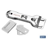 RASQUETA DE VITROCERÁMICA INOX. MODELO SENA 13,5 X 4,5 CM