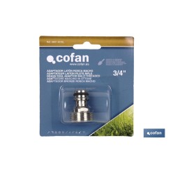 ADAPTADOR LATÓN ROSCA MACHO 1