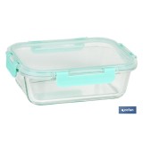 SET DE 3 RECIPIENTES DE BOROSILICATO MODELO AGATHA 640 ML -1040 ML-1520 ML