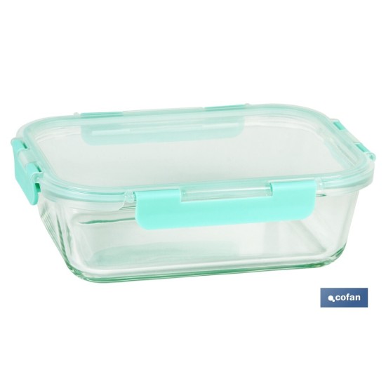 SET DE 3 RECIPIENTES DE BOROSILICATO MODELO AGATHA 640 ML -1040 ML-1520 ML