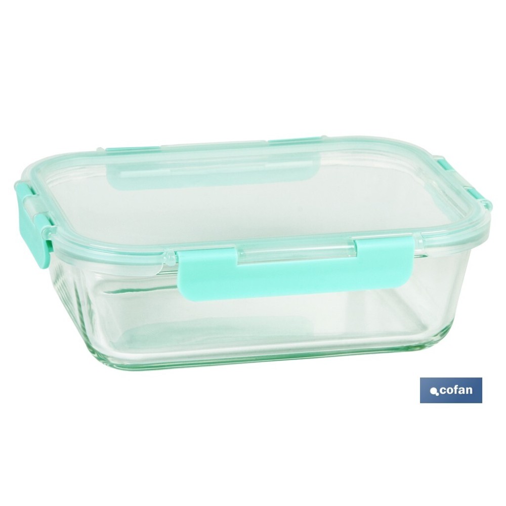 SET DE 3 RECIPIENTES DE BOROSILICATO MODELO AGATHA 640 ML -1040 ML-1520 ML