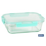 SET DE 3 RECIPIENTES DE BOROSILICATO MODELO AGATHA 640 ML -1040 ML-1520 ML