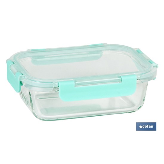 SET DE 3 RECIPIENTES DE BOROSILICATO MODELO AGATHA 640 ML -1040 ML-1520 ML