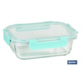 SET DE 3 RECIPIENTES DE BOROSILICATO MODELO AGATHA 640 ML -1040 ML-1520 ML