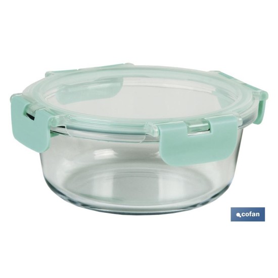 SET DE 2 RECIPIENTES DE BOROSILICATO MODELO AGATHA 620 ML - 950ML