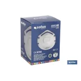 MASCARILLA PROTEC. C/VALVULA CE FFP2 NR (PACK: 10 UDS) - Almacén de Ferretería Acor