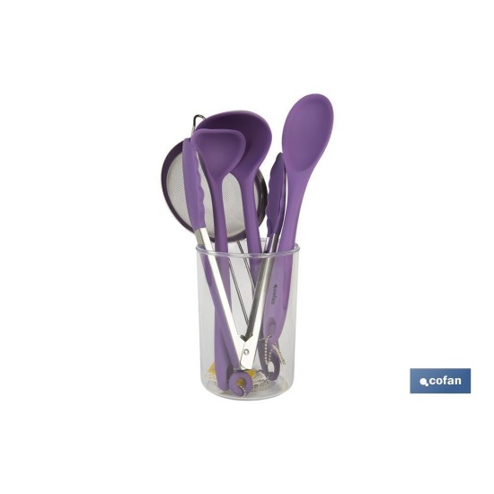 SET DE 6 UTENSILIOS DE COCINA GAMA VERGINI