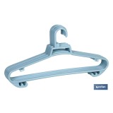 PACK DE 6 PERCHAS AZULES CLARO  38 X18 CM