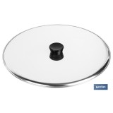 TAPA GIRATORTILLAS ACERO INOX 26 cm