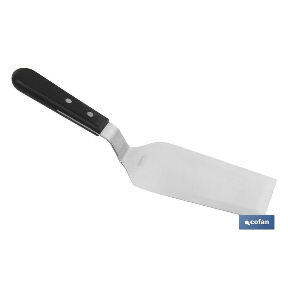 ESPÁTULA ACODADA PARA BARBACOA 17 CM