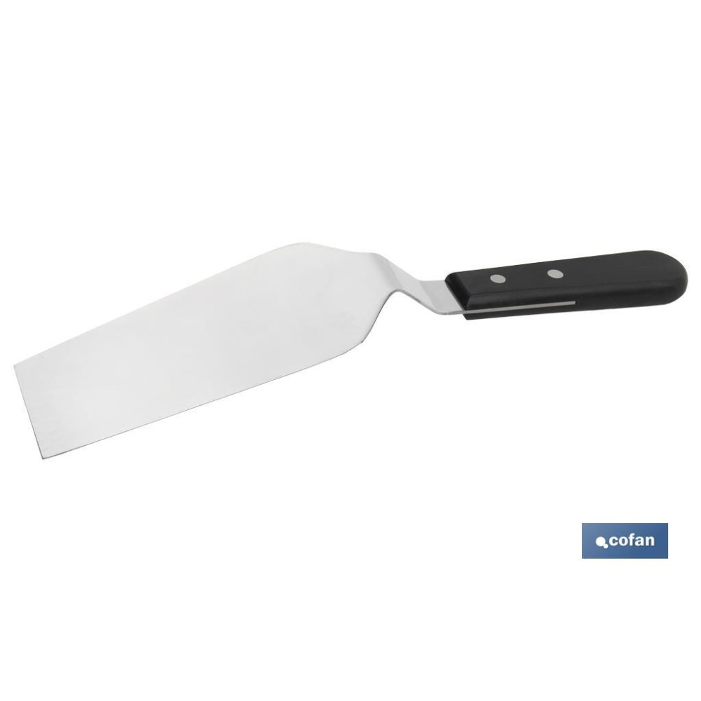 ESPÁTULA ACODADA PARA BARBACOA 17 CM