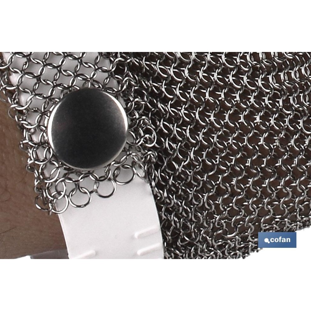 GUANTE ANTICORTE ACERO INOX CARNICERO T-M