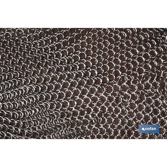 GUANTE ANTICORTE ACERO INOX CARNICERO T-XL