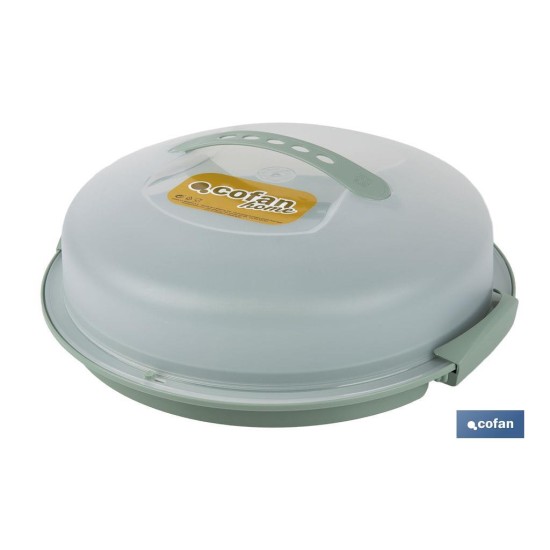 TARTERA REDONDA VERDE OPACA PAVLOVA CON ASAS Ø34,5 X 11 CM venta unitaria