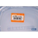 SET DE 7  FIAMBRERAS CUADRADAS 220/350/600/1200/2000/2700/3600 ML
