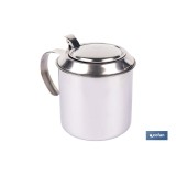 GRASERA EN ACERO INOXIDABLE 18/00 CARNE ( 75 CL) 10 x 12 CM