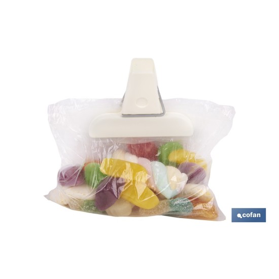 PACK DE 2 PINZAS PARA CERRAR BOLSAS DE COMIDA 7,5 X 5,5 CM