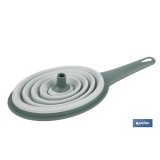 PACK DE EMBUDO Y COLADOR PLEGABLE VERDES