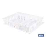 ESCURREPLATOS CON BANDEJA BLANCO 48 X 38,5 X 9.5 CM