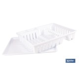 ESCURREPLATOS CON BANDEJA BLANCO 48 X 38,5 X 9.5 CM