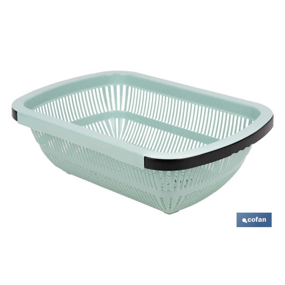 ESCURRIDOR RECTANGULAR EXTENSIBLE VERDE 50,5 X 24,5 X 11,5 CM