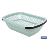 ESCURRIDOR RECTANGULAR EXTENSIBLE VERDE 50,5 X 24,5 X 11,5 CM