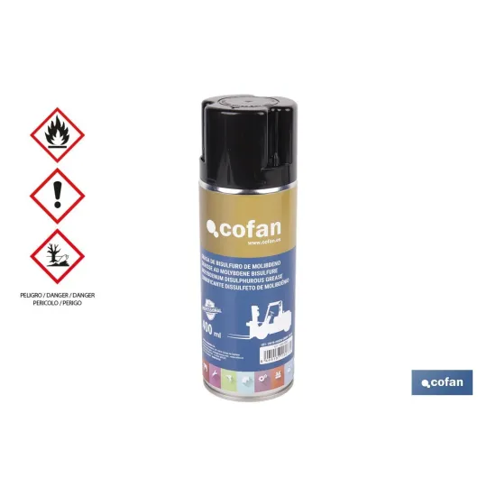 GRASA BISULFURO MOLIBDENO 400 ML (PACK: 1 UDS) - Almacén de Ferretería Acor