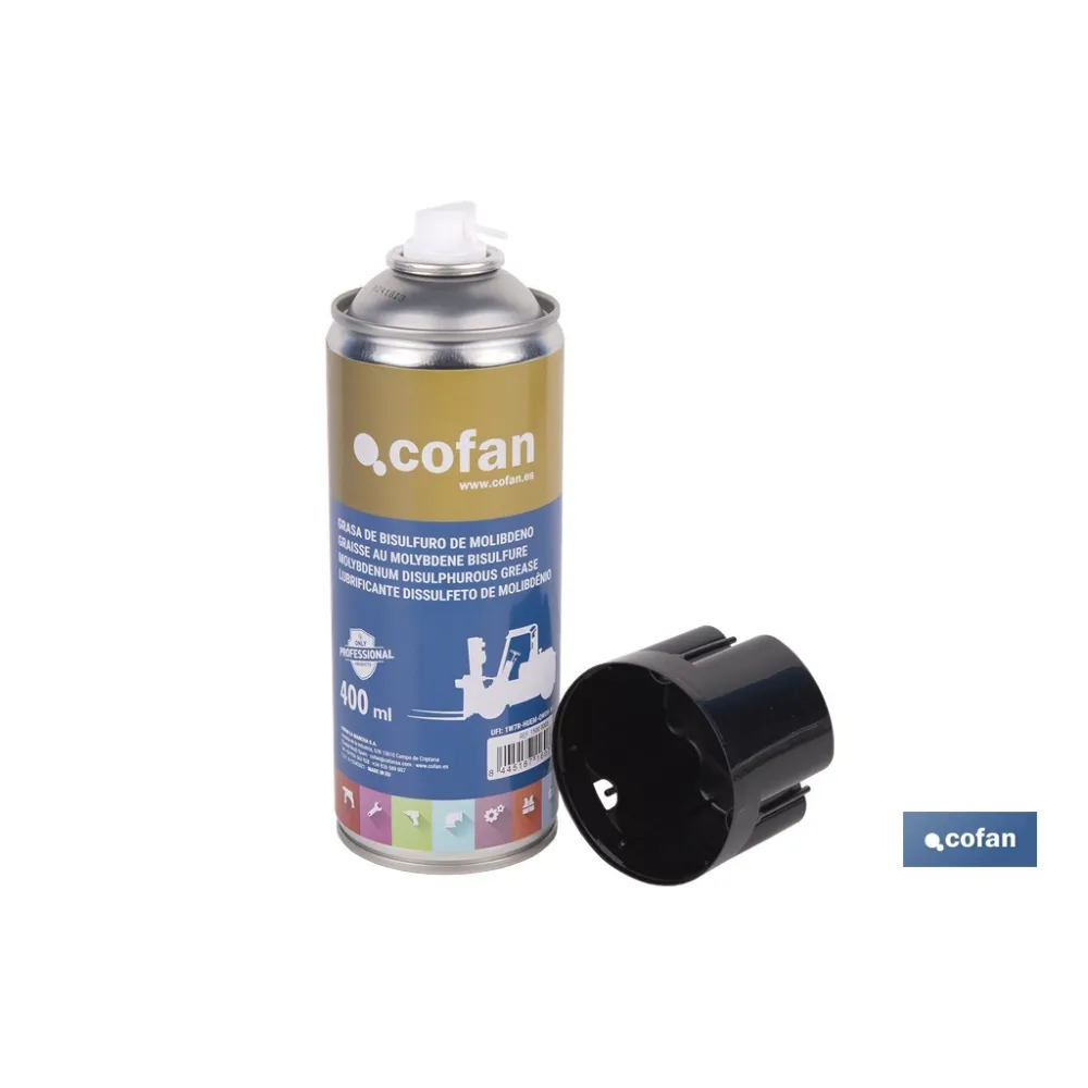 GRASA BISULFURO MOLIBDENO 400 ML (PACK: 1 UDS) - Almacén de Ferretería Acor