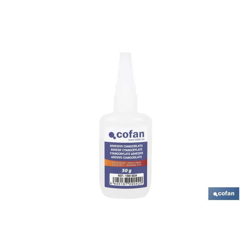 ADHESIVO CIANOACRILATO. ALTA DENSIDAD 50 G (PACK: 1 UDS) - Almacén de Ferretería Acor