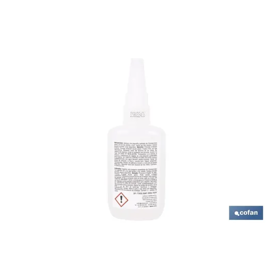 ADHESIVO CIANOACRILATO. ALTA DENSIDAD 50 G (PACK: 1 UDS) - Almacén de Ferretería Acor