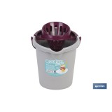 CUBO ESCURRIDOR 14L.MORADO