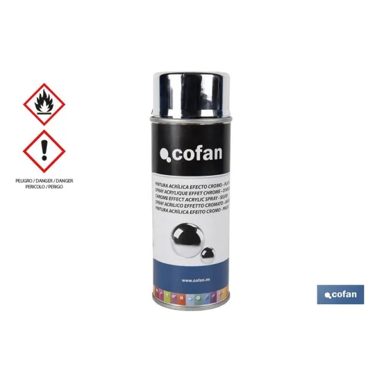 PINTURA CROMO PLATA 400 ML (PACK: 1 UDS) - Almacén de Ferretería Acor