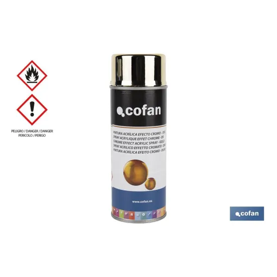 PINTURA CROMO ORO 400 ML (PACK: 1 UDS) - Almacén de Ferretería Acor