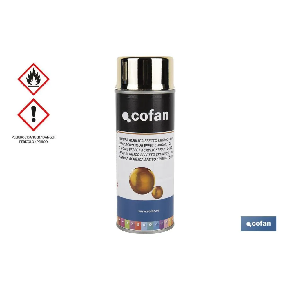 PINTURA CROMO ORO 400 ML (PACK: 1 UDS) - Almacén de Ferretería Acor