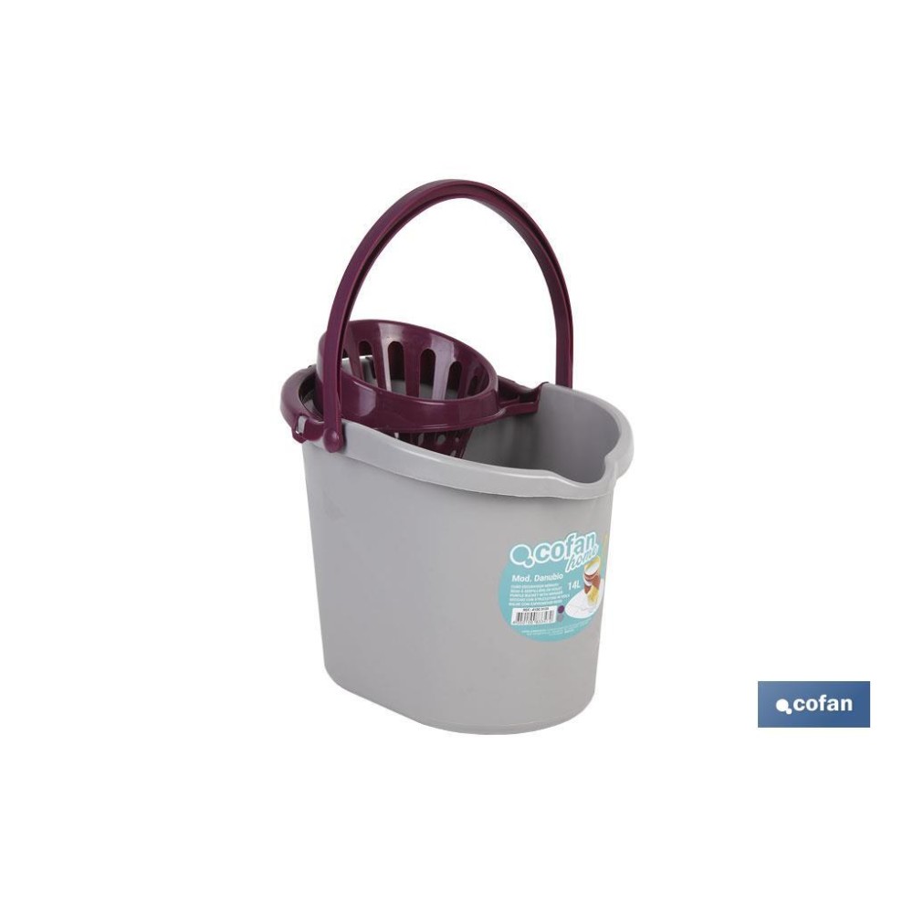 CUBO ESCURRIDOR 14L.MORADO