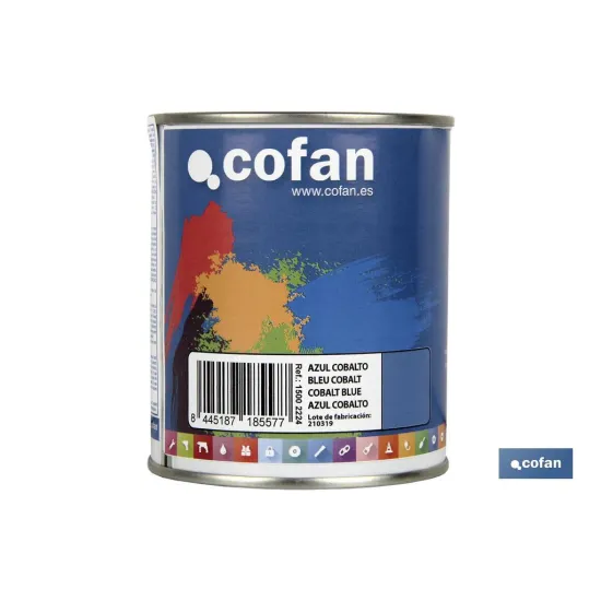 ESMALTE SINTÉTICO (375 ML) AZUL COBALTO (PACK: 1 UDS) - Almacén de Ferretería Acor