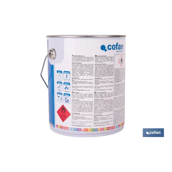 ESMALTE SINTÉTICO (4 L) AMARILLO REAL (PACK: 1 UDS) - Almacén de Ferretería Acor