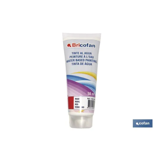 TINTE AL AGUA AZUL 50ML (PACK: 1 UDS) - Almacén de Ferretería Acor