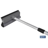 LIMPIACRISTALES ESPONJA Y RASPADOR EXTENSIBLE 48-76.5cmventa unitaria